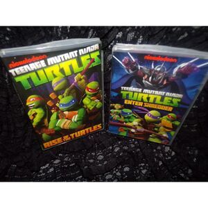 Teenage Mutant Ninja Turtles  2 dvd lot Rise of the Turtles  Enter Shredder
